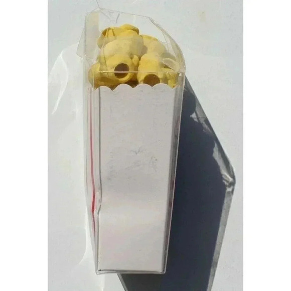NEW Rubber Popcorn Pencil Erasers 12pcs Office SCHOOL Home Gag Gift Birthday BAG - Picture 4 of 4